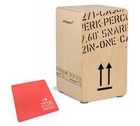 Schlagwerk CP404 Natur Cajon + keepdrum - Cuscino per sedile, colore: Rosso