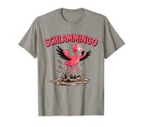 Schlammingo Flamingo - Gioco di Parole e Scritta Animali Maglietta