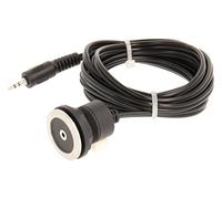 Schlegel 23.001.552 2,5 mm Jack Maschio Femmina in acciaio inox con anteriore, 1 X 2,5 mm Jack Maschio Femmina 3 poli e posteriori, 1 X cavo lunghezza 200 cm con connettore jack da 2,5 mm, metallico