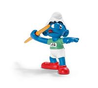 Schleich 2520744 - Puffo Lanciatore di Giavellotto