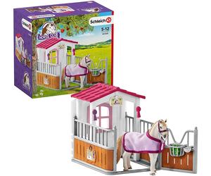 SCHLEICH 2542368 BOX CON GIUMENTA LUSITANA