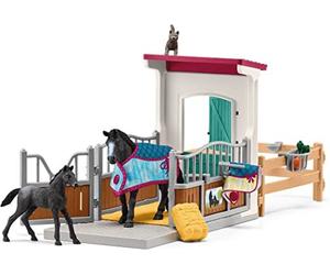 SCHLEICH 2542611 BOX CON GIUMENTA E PULEDRO