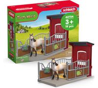 SCHLEICH 2542724 BOX PER PONY CON GIUMENTA MUSTANG
