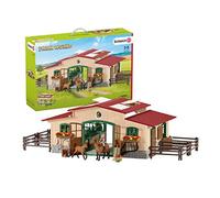 (TG. SVQQPE) SCHLEICH FARM WORLD - 42195, Set da gioco da 96 pezzi per stalla di