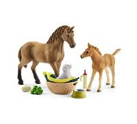 KIT CURA DEI CUCCIOLI cavalli SCHLEICH set gioco HORSE CLUB 42432 miniature in r