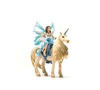 SCHLEICH 42508 Eyela Riding on Golden Unicorn Bayala, 16 x 19 x 25.5 cm