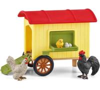 schleich 42572 Gallinero, da 3 anni, FARM WORLD - playset, 5 pezzi