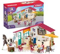 SCHLEICH 42592 Caffè equestre, da 5 anni, HORSE CLUB - Playset, 11 x 39 x 23 cm