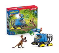 SCHLEICH 42604 Veicolo cingolato, da 5 Anni, Dinosaurs - Playset, 5 Pezzi