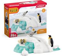 schleich 42661 Penguin Family Fun, from 3 years, WILD LIFE - Playset, 14 pieces