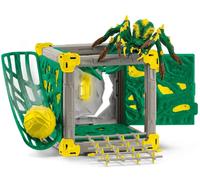 Schleich- battlecave tarantola della giungla, eldrador creatures, playset 28 pezzi, multicolore, 42678