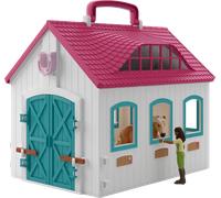 schleich 42703 Establo abierto, da 5 anni, HORSE CLUB - playset, 60 pezzi