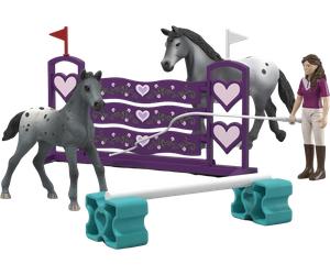 Schleich 42776 - Horse Club - Allenamento per il Concorso con Lisa - 1 pz.