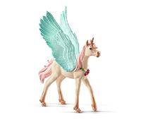 Schleich Decorato Unicorno Pegasus Puledro Figura Giocattolo per Bambini e Anni