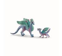 schleich 70592 Drago dei fiori con cucciolo, da 5 anni, BAYALA - Figura, 8 x 15