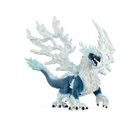 SCHLEICH Eldrador Creatures Ice Dragon Toy Figure, 7 to 12 Years, Blue/White [70790]