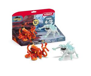 schleich 70826 Ice Bug vs. Fire Kraken, da 7 anni ELDRADOR CREATURES - Figurina, 31 x 16 x 18 cm