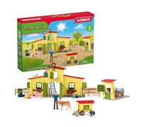 schleich 72224 Fattoria con pollaio e pollaio, da 3 anni, FARM WORLD - Playset, 86 x 13 x 33 cm