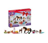 schleich 98982 Calendario dell'Avvento HORSE CLUB 2023, da 5 anni, HORSE CLUB - Playset, 24 pezzi