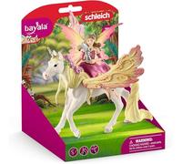 Schleich 70568 - bayala - Fata Feya Con l'Unicorno Pegaso - 1 pz.