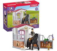 BOX PER CAVALLI con accessori TORI E PRINCESS miniature in resina SCHLEICH 42437