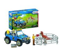Schleich - 2541464 VEICOLO 4X4 CON DINOSAURO - 4059433011851