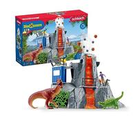 schleich DINOSAURS | Grande spedizione del vulcano 42564 | 60 pezzi | Set da gioco dai 5 anni | set con personaggi, numerose funzioni e tanti accessori