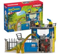 Schleich DINOSAURS | Grande stazione di ricerca di dinosauri 41462 | Set da gioco dai 5 anni | set con personaggi, numerose funzioni e tanti accessori
