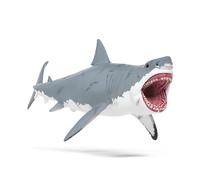 schleich DINOSAURS | Megalodonte 15055 | figura dettagliata di squalo preistorico con cicatrici | giocattolo da collezione per bambini, bambine e appassionati di dinosauri | da 3 anni |28 x 11 x 12 cm