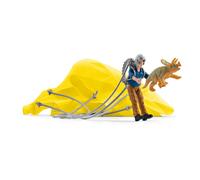 SCHLEICH Dinosaurs Parachute Rescue Toy Playset, Multi-colour (41471)