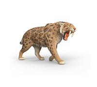 schleich DINOSAURS | Smilodonte 15054 | figura animale dettagliata | regalo per ragazze e ragazzi | giocattolo robusto per giocare e collezionare | figura dai 5 anni | 14 x 7 x 3 cm