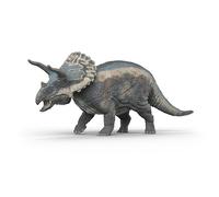 schleich DINOSAURS | Triceratopo 15050 | dinosauro dettagliato con testa mobile | regalo per ragazze e ragazzi | giocattolo robusto per giocare | figura dai 5 anni | 12 x 4 x 5 cm