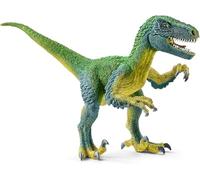 SCHLEICH DINOSAURS | Velociraptor 14585 | dinosauro fedele nei dettagli con mascella e braccia mobili | idea regalo per bambine e bambini | giocattolo dinosauro 3 anni | 18 x 6 x 10 cm
