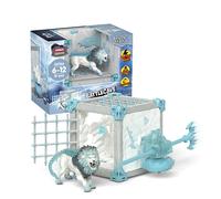 schleich ELDRADOR | BattleCave Leone delle nevi 42766 | 31 pezzi | Set da gioco dai 6 anni | set con personaggi, numerose funzioni e tanti accessori