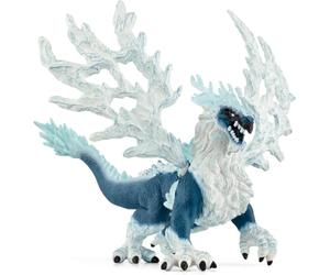 Schleich ELDRADOR Creatures | Drago di ghiaccio 70790 | figura di mostro con ali mobili ed elementi trasparenti | regalo per bambine e bambini | giocattolo da 7 anni | 20 x 15 x 13 cm