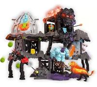 schleich ELDRADOR Creatures | MasterCave Smashrador 42757 | Set con 4 BattleCave, 4 Mini, Robot, Leone di Lava e Super Cristallo | Tante funzioni e Accessori | dai 6 Anni | 119 Pezzi