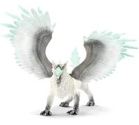 Schleich ELDRADOR | Grifone di ghiaccio 70143 | 22 x 9 x 12 cm | dai 7 anni | mostro schleich ELDRADOR con ali mobili | figura da collezione | regalo per bambine e bambini