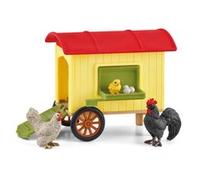 Schleich FARM WORLD 42572 Fattoria 3 anno/i Multicolore Mobile Chicken Coop