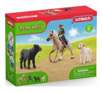 Schleich Farm World Avventure Di Equitazione Western 42578 Cavallo Cavalli