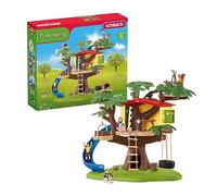 Schleich FARM WORLD | Casa sull'Albero dell'Avventura 42408 | 28 pezzi | Set da gioco dai 3 anni | set con personaggi, numerose funzioni e tanti accessori | figura animali della fattoria schleich