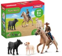 Schleich FARM WORLD | Equitazione Western 42578 | dai 3 anni | 6 pezzi