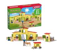 Schleich FARM WORLD | Fattoria con pollai e scatola per cavalli 72224