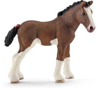 schleich 13810 Puledro di Clydesdale, da 3 anni, FARM WORLD - Figura, 3 x 9 x 8 cm
