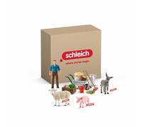 schleich 72287 Set di animali Farm World , da 3 anni, FARM WORLD - playset, 15 pezzi