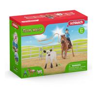 Schleich Farm World Set Squadra Di Cowboy E I Loro Lassi 42577 Cavallo Rodeo