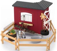 Schleich FARM WORLD | Stalla delle capre 42726 | dai 3 anni | 31 pezzi