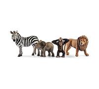 Figure di animali Schleich 42387 Wild Life: Safari 4 Pezzi Plastica