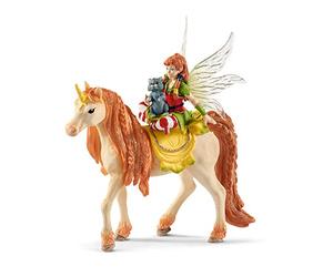 Schleich - Figura Hada Marween con Unicornio brillante, 18 cm