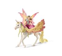 SCHLEICH - Figurina 70568 Fee Feya e un unicorno alato - Nouvo