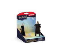 schleich Harry Potter | Malocchio Moody & Draco Malfoy con donnola 14907 | 2 Figure articolate con Animale | Decorazione o Figure da Collezione | Idea Regalo per Bambini dai 6 Anni | Set da 3 Pezzi